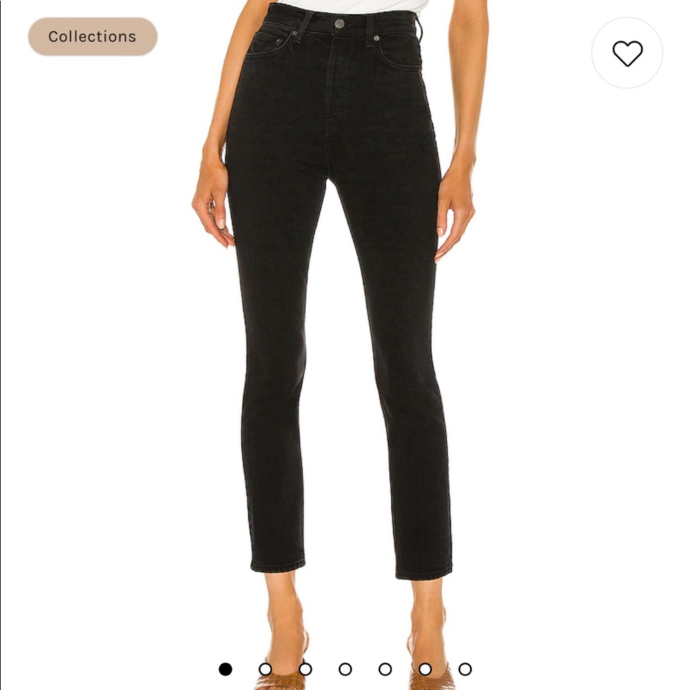 GRLFRND “the piper” super high rise jeans